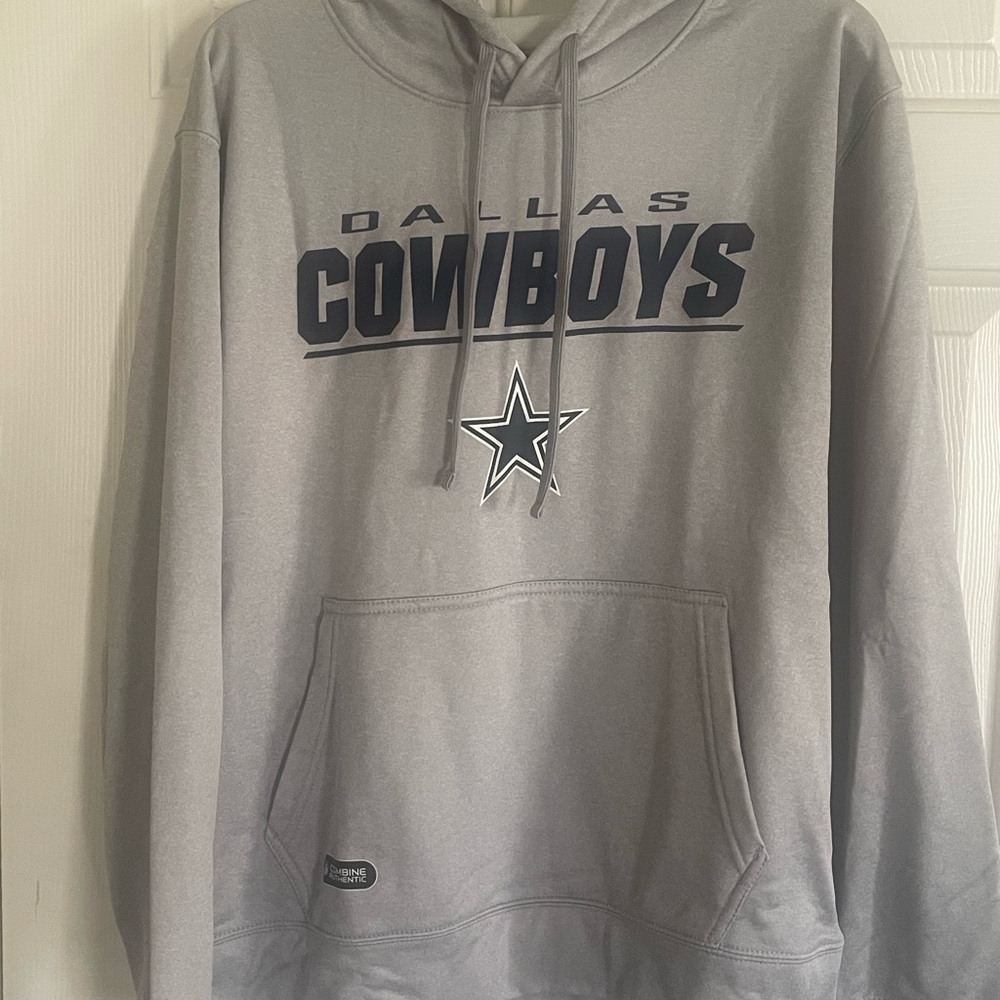 Dallas Cowboys Mens Medium Authentic Combine Apparel Color Gray